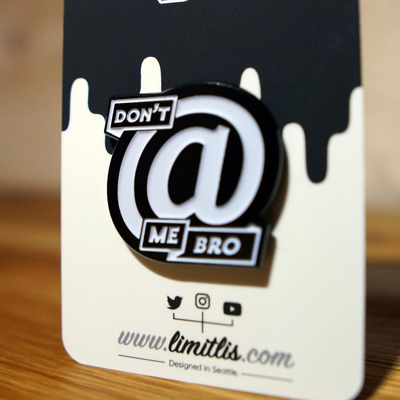 Enamel pin and packaging